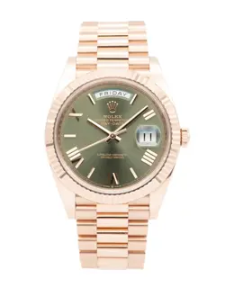ROLEX DAY-DATE / OLIVE GREEN DIAL / 2022 / 228235