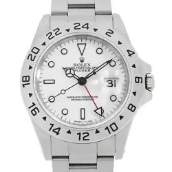 ROLEX EXPLORER II 16570 WHITE U NUMBER SECOND HAND MENS