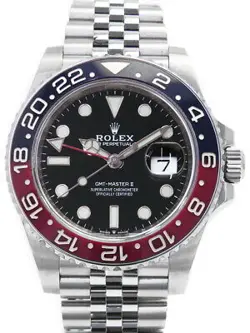 ROLEX GMT MASTER 2 RED AND BLUE BEZEL 126710BLRO RANDOM MENS AUTOMATIC #T007
