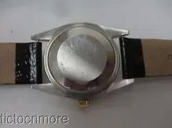 VINTAGE ROLEX OYSTER DATEJUST WATCH MENS 1601 BUSCH BEER AWARD FLUTED BEZEL &BOX