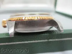 VINTAGE ROLEX OYSTER DATEJUST WATCH MENS 1601 BUSCH BEER AWARD FLUTED BEZEL &BOX