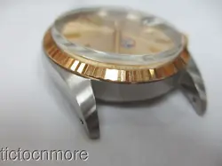 VINTAGE ROLEX OYSTER DATEJUST WATCH MENS 1601 BUSCH BEER AWARD FLUTED BEZEL &BOX