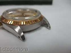 VINTAGE ROLEX OYSTER DATEJUST WATCH MENS 1601 BUSCH BEER AWARD FLUTED BEZEL &BOX
