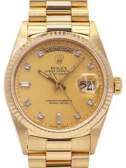 ROLEX DAY DATE DIAMOND 18038A 861**** MEN'S AUTOMATIC #T014