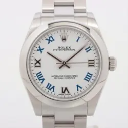 ROLEX OYSTER PERPETUAL 177200 SS AT WHITE DIAL 2 EXTRA LINKS