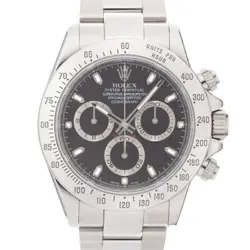ROLEX DAYTONA 116520 BLACK WARRANTY 2009 BOX/PAPER SN/#V