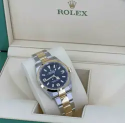 Rolex Explorer 124273 Two Tone Stainless Steel 18k Gold Men’s Wristwatch