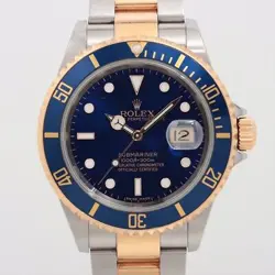 ROLEX SUBMARINER 16613T SS×YG AT BLUE-FACE