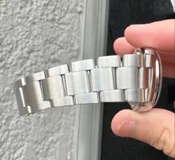 ROLEX DATEJUST 16200 SILVER OYSTER BRACELET WITH SILVER BEZEL