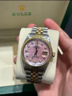 ROLEX - 36mm 18kt Rose Gold & SS Datejust Rose Diamond Dial 116231 - SANT BLANC