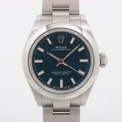 ROLEX OYSTER PERPETUAL 276200 SS AT BLUE-FACE 2 EXTRA LINKS