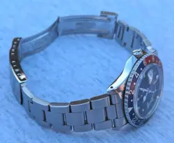 1963 Rolex GMT Master 1675 Gilt Underline Dial Red & Blue Bezel  PCG Watch