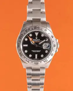 ROLEX EXPLORER II 42MM 216570 BLACK DIAL 2020