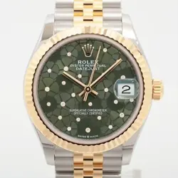 ROLEX DATEJUST 278273 SS×YG AT OLIVE GREEN DIAL 4 EXTRA LINKS