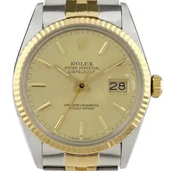 ROLEX DATEJUST 16013 YG AUTOMATIC MEN'S #BS160