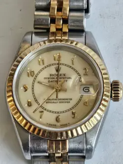 ROLEX DATEJUST 26MM STEEL GOLD JUBILEE AUTOMATIC LADIES WATCH