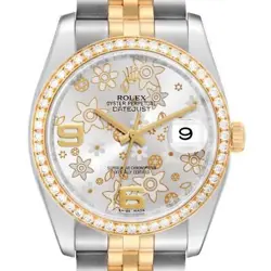 DATEJUST SILVER FLORAL