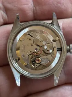Vintage Tudor Oyster Elegante Rolex case 7960 mens watch 34mm 1957