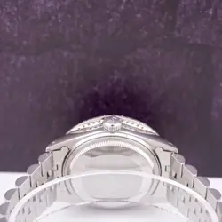 Rolex Datejust 36mm Jubilee Steel Watch ICED 3.25ct Diamonds Ladies Pink Dial