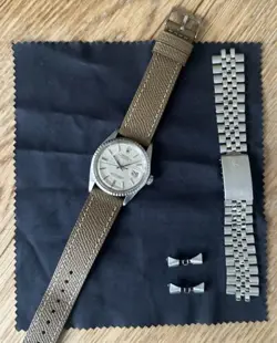 ROLEX DATEJUST 1603 LINEN DIAL