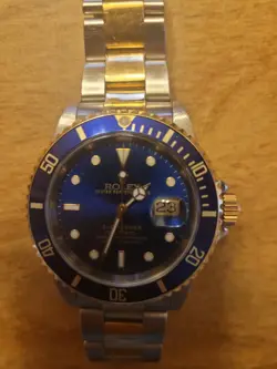 ROLEX SUBMARINER BLUE MEN'S WATCH - 16613