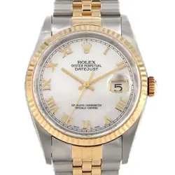 ROLEX DATEJUST 16233NR SSXYG AUTOMATIC WINDING P NUMBER R45_1111