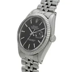 Rolex Datejust 1603 44S Middle Case Seems To Have Been Replaced Black Wristwatch