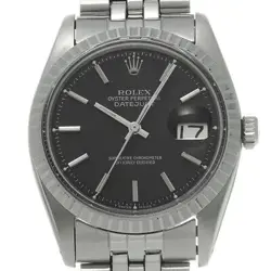 Rolex Datejust 1603 44S Middle Case Seems To Have Been Replaced Black Wristwatch