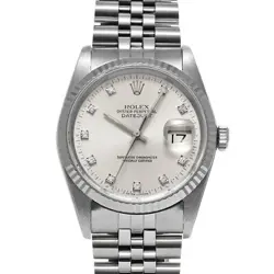 1990 SILVER/DIAMOND WATCH