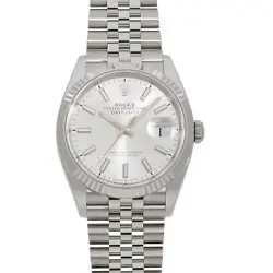 ROLEX DATEJUST 36 126234 SILVER WATCH R45_1111