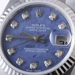 ROLEX Datejust 79174G SODA Sodalite K Number second hand Women