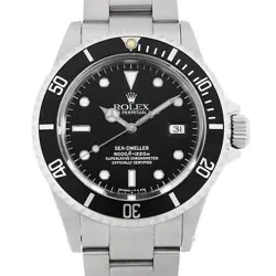 ROLEX SEA-DWELLER 16600 BLACK X NUMBER SECOND HAND MENS