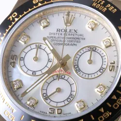 ROLEX Cosmograph Daytona 8P diamond 116518LNNG White Shell Random Number sec...