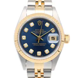 ROLEX DATEJUST WATCHES 79173G STAINLESS STEEL K18 YELLOW GOLD P NUMBER USED