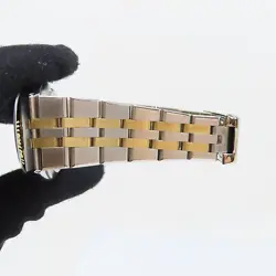 ROLEX Datejust Oysterquartz Quartz Watch 17013  Yellow Gold Stainless Steel Blue