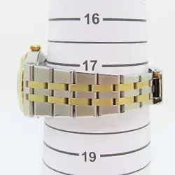 ROLEX Datejust Oysterquartz Quartz Watch 17013  Yellow Gold Stainless Steel Blue