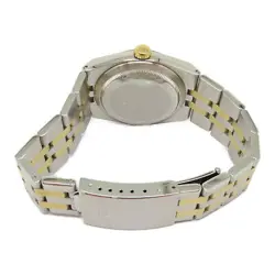 ROLEX Datejust Oysterquartz Quartz Watch 17013  Yellow Gold Stainless Steel Blue