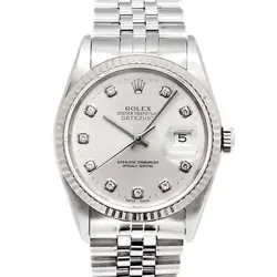 ROLEX DATEJUST 16234G 10P DIAMOND U# WG AUTOMATIC DATEJUST 36MM #020