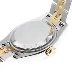 ROLEX DATEJUST Random YG 10P diamonds watch Automatic #007