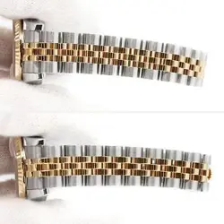 ROLEX DATEJUST Random YG 10P diamonds watch Automatic #007