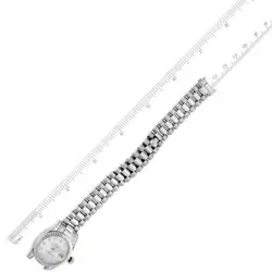 ROLEX DATEJUST PRESIDENT WHITE GOLD MOP DIAL DIAMOND LADIES WATCH 179159