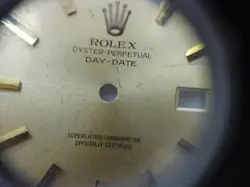 2872 Rolex Dial Datejust Parts Gold Calendar Disc