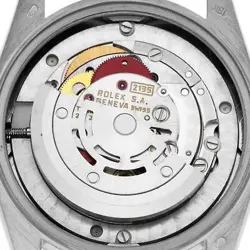 Rolex President Midsize Tridor White Yellow Rose Gold Diamond Ladies Watch 68279