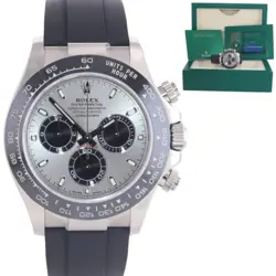SILVER WATCH BOX