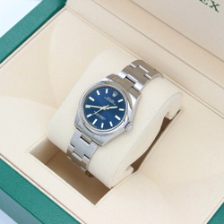 Rolex Oyster Perpetual 277200 Bright Blue Rare Novelty Model Superalloy 904L