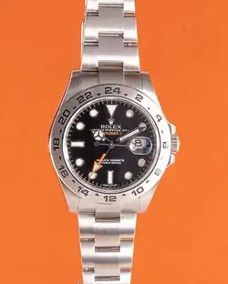 ROLEX EXPLORER II 42MM 216570 BLACK DIAL 2017