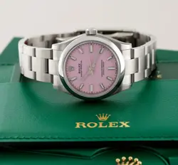 Rolex Oyster Perpetual 277200 Candy Pink Rare Novelty Model Superalloy 904L 31mm