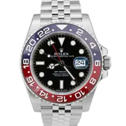 STICKERED NOV 2024 PAPERS ROLEX GMT-MASTER II 126710 BLRO PEPSI JUBILEE 40MM BOX