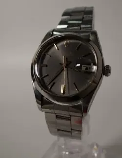 Rolex Oysterdate Rare Grey “GHOST” Dial  Watch - Ref 6694- 35mm with Travel Case