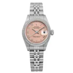 ROLEX DATEJUST 26 STEEL PINK DIAL JUBILEE AUTOMATIC LADIES WATCH 79174